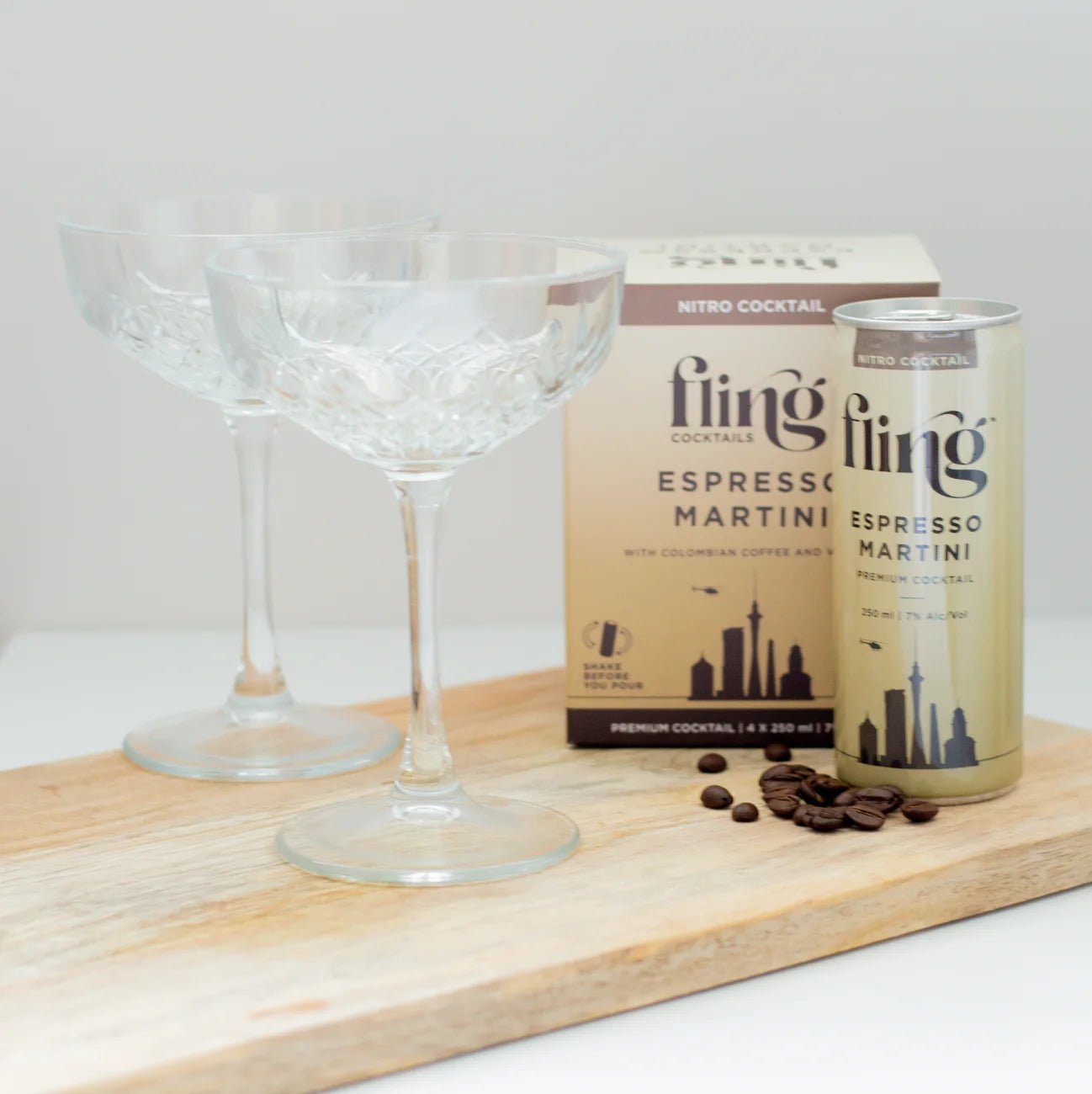 Espresso Martini & Glassware Set - Fling Cocktails