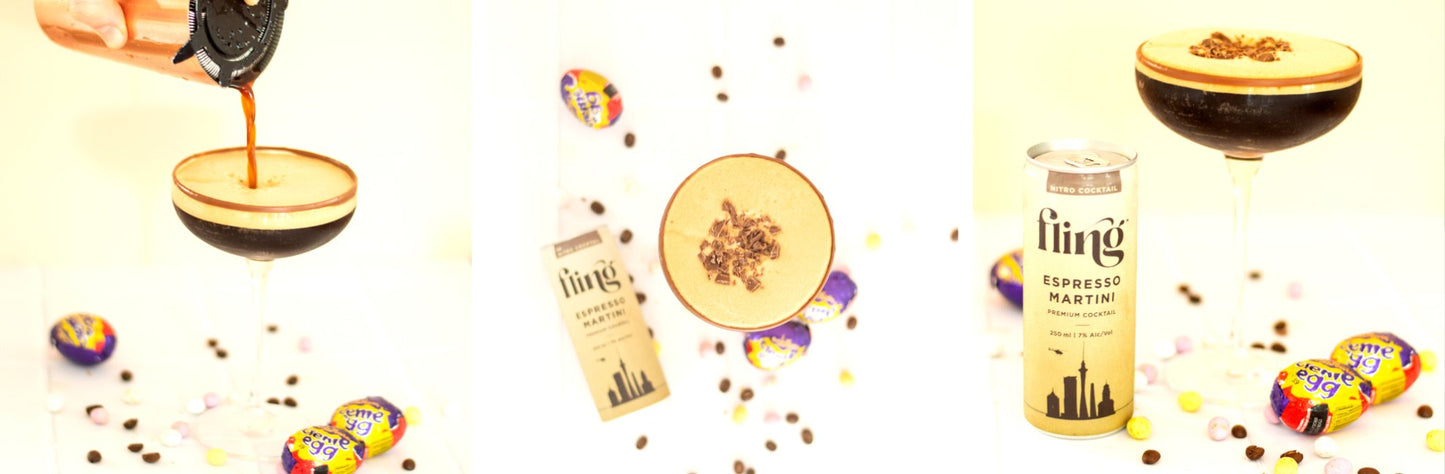 Cream Egg Espresso Martini - Fling Cocktails