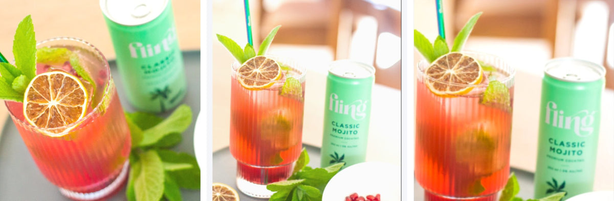 Pomegranate Mojito - Fling Cocktails